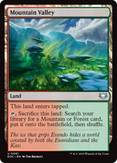 Desfiladeiro / Mountain Valley - Magic: The Gathering - MoxLand